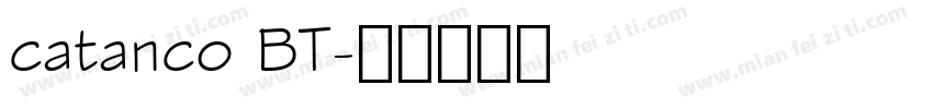 catanco BT字体转换